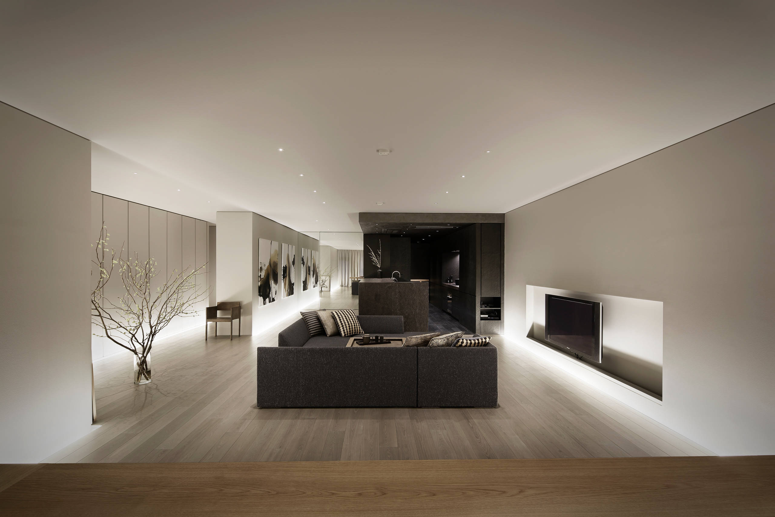 Houzz Япония: Похвала тени в одной токийской квартире