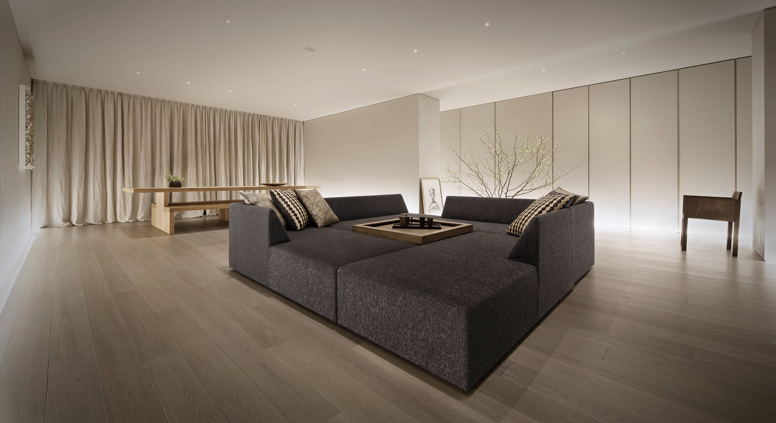 Houzz Япония: Похвала тени в одной токийской квартире