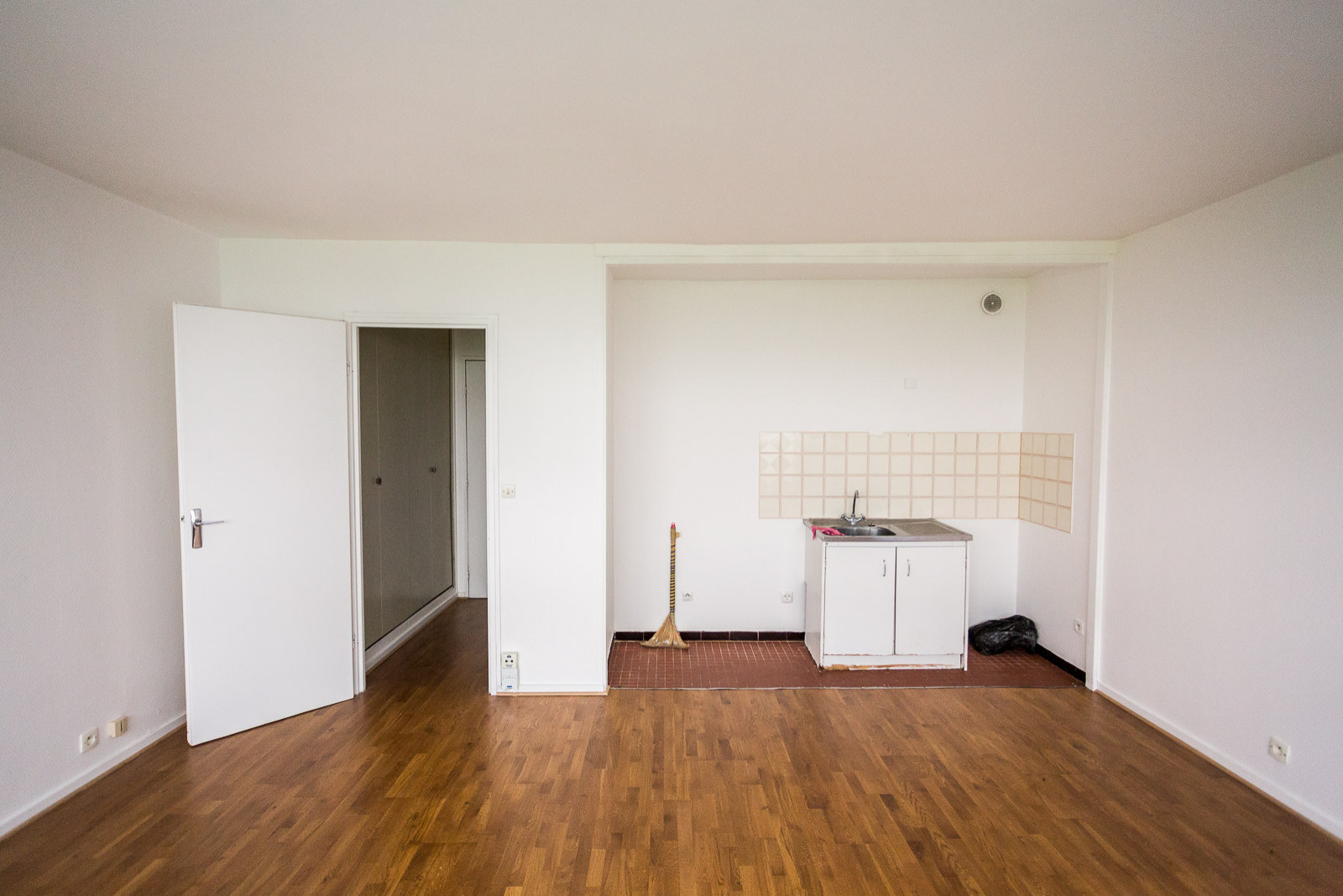 До и после: Переделка парижской студии 30 кв.м.