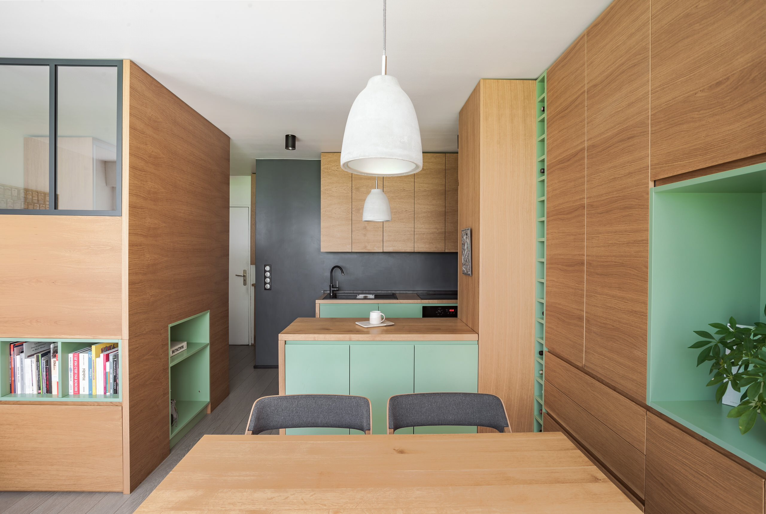 До и после: Переделка парижской студии 30 кв.м.