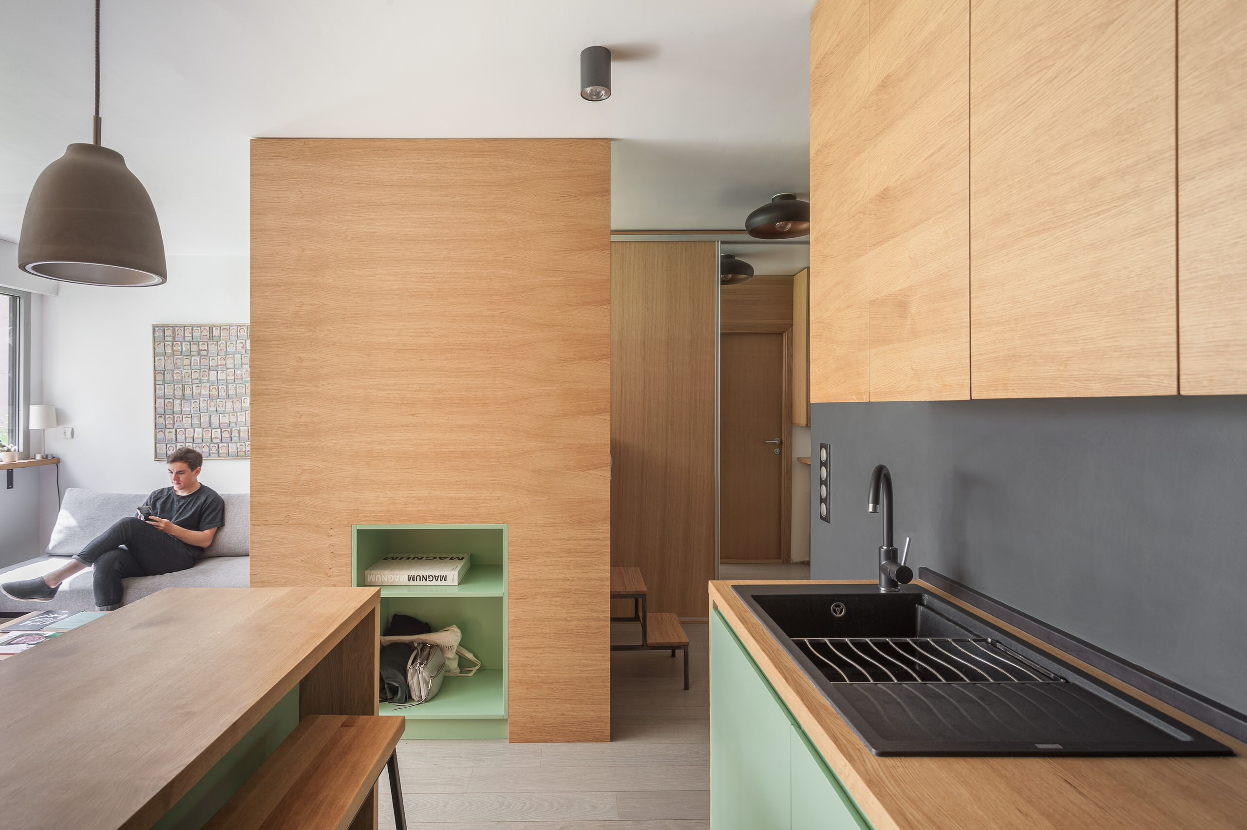 До и после: Переделка парижской студии 30 кв.м.