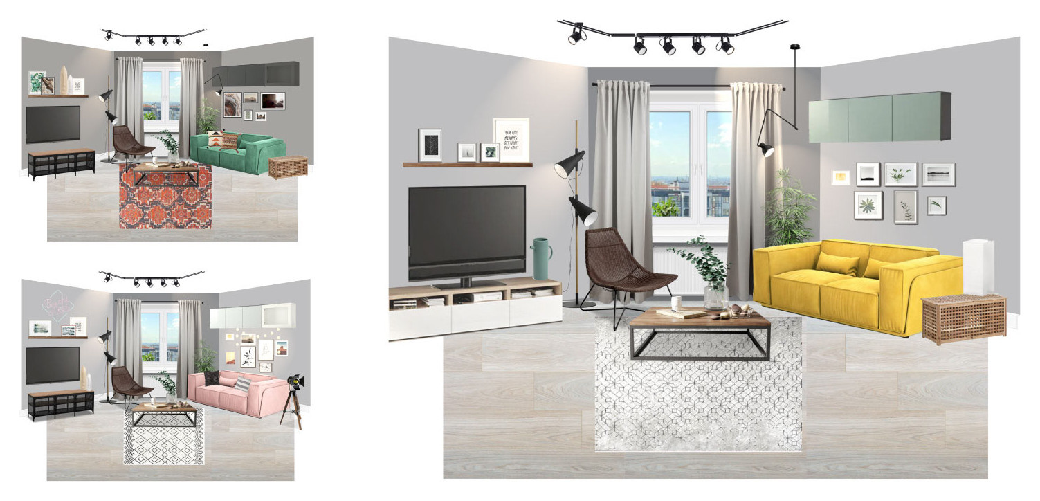 Houzz тур: 39,3 кв.м, где объединили лофт и скандинавский стиль