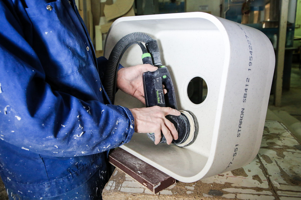 Материалы: Как изготавливают и устанавливают акриловые столешницы