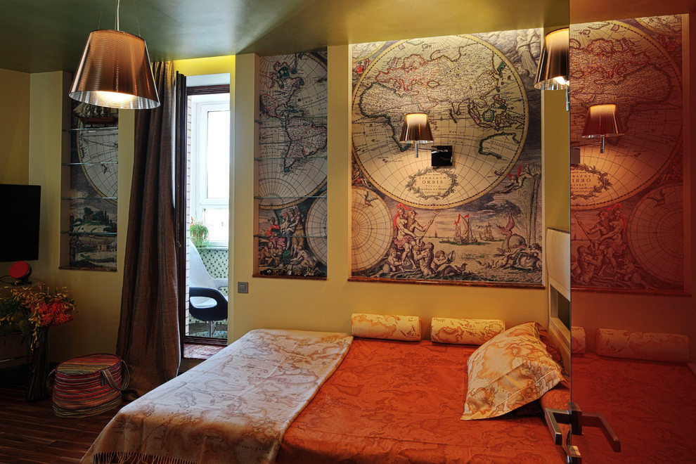 Houzz тур: Квартира с мозаичными панно и яркими деталями