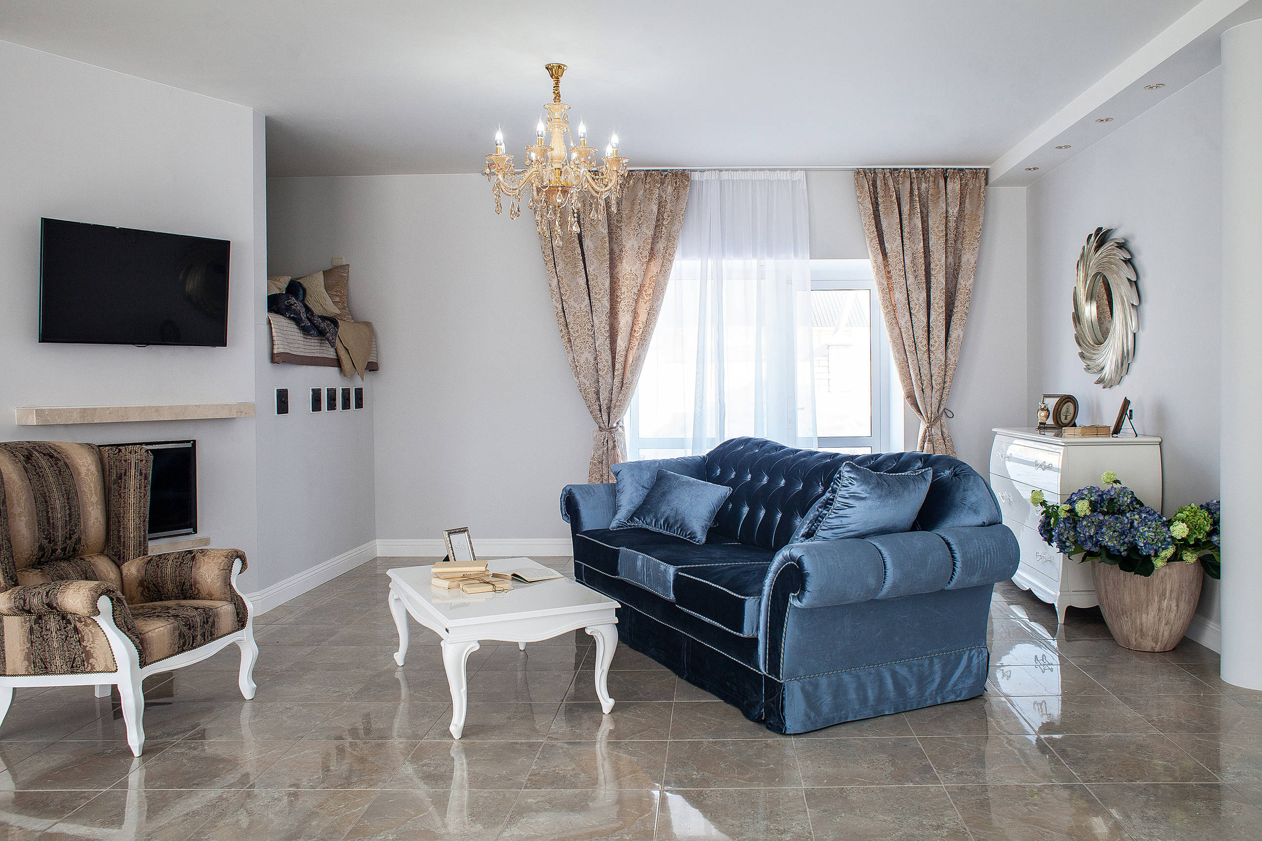 Гостиная недели: Русская печь в современном доме под Пермью