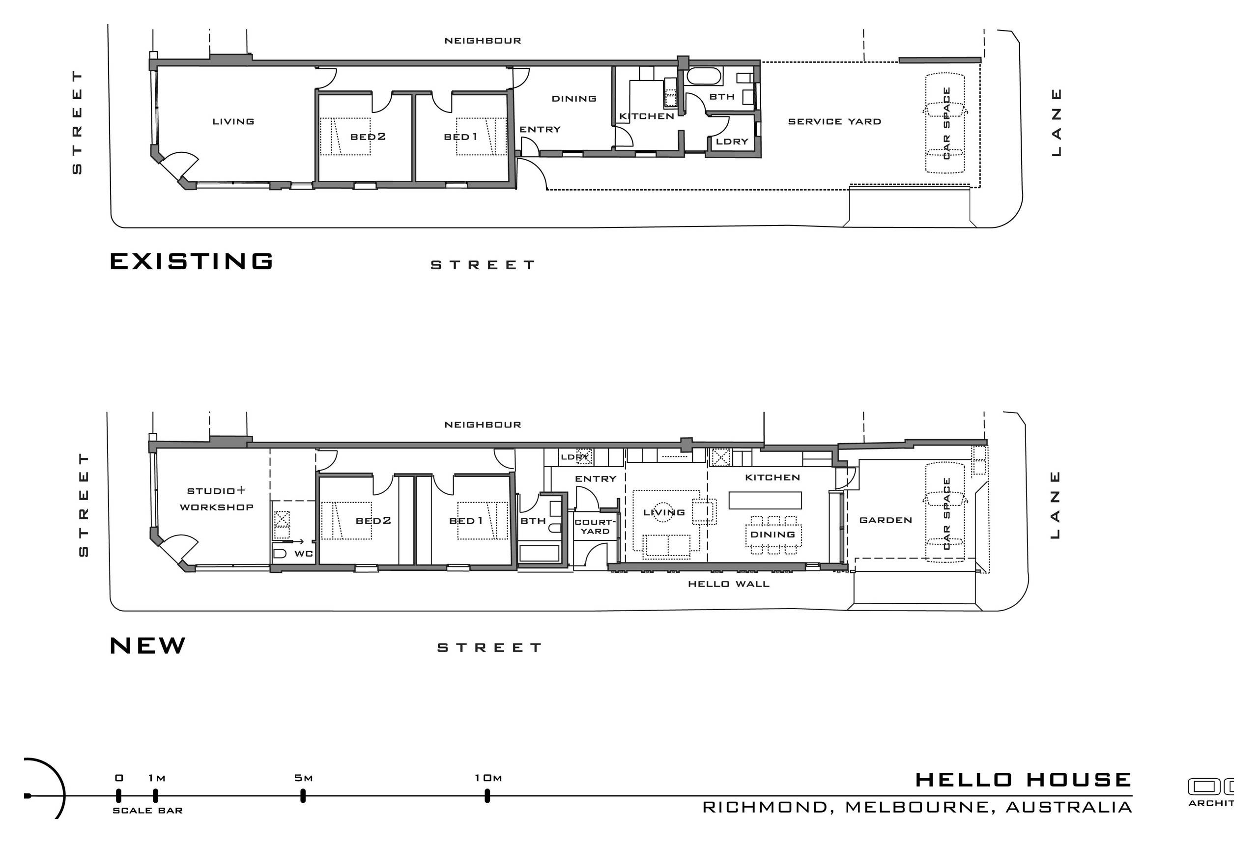 Houzz Австралия: Дом, который говорит всем «Привет!»