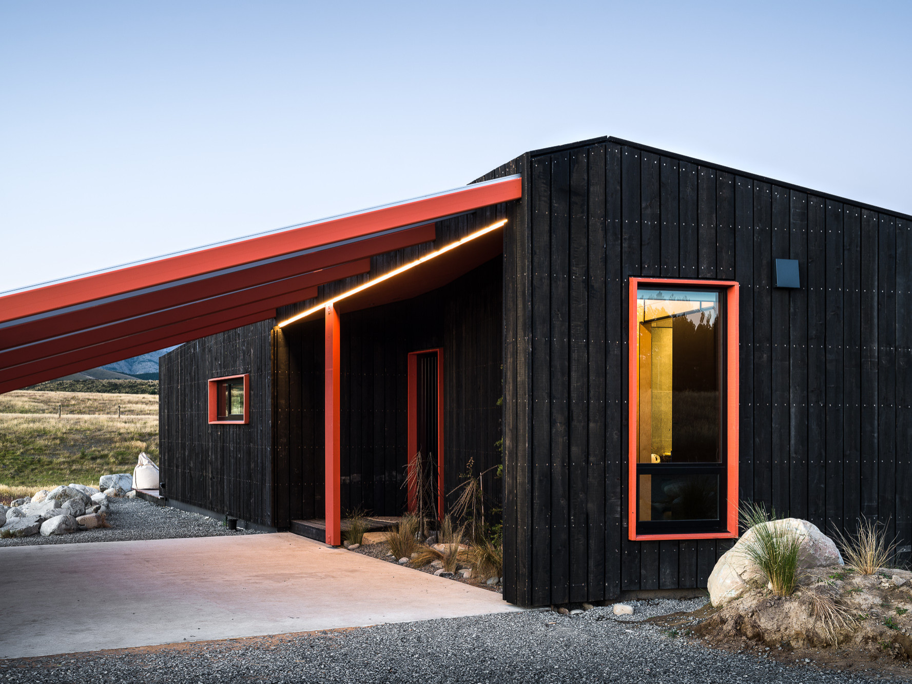 Houzz Новая Зеландия: невероятный дом в чистом поле