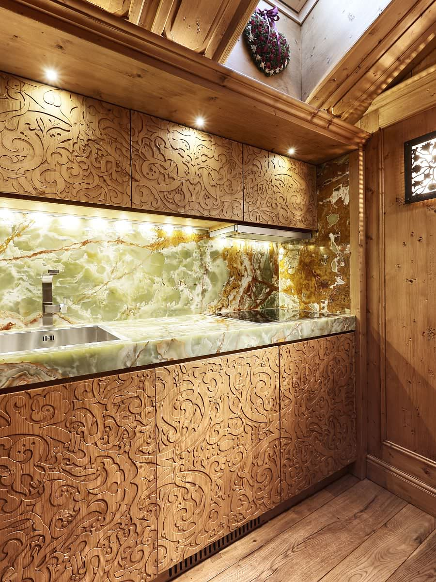 Houzz Италия: Искусство инкрустации в небольшом шале