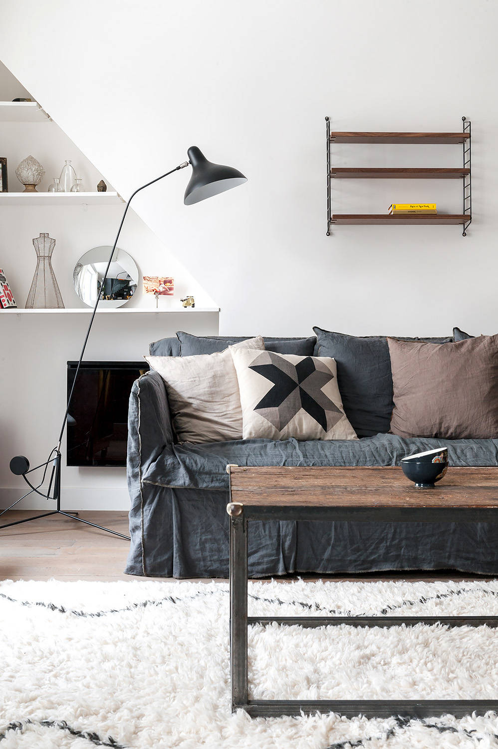 Houzz Франция: Двухуровневая квартира в Париже для семьи с тремя детьми