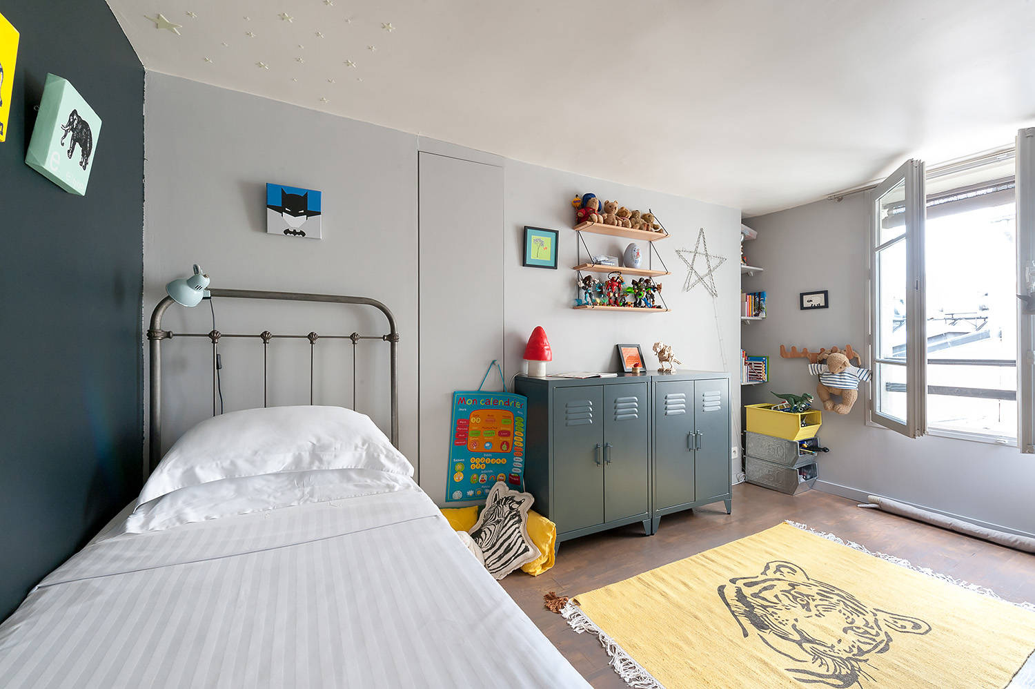 Houzz Франция: Двухуровневая квартира в Париже для семьи с тремя детьми