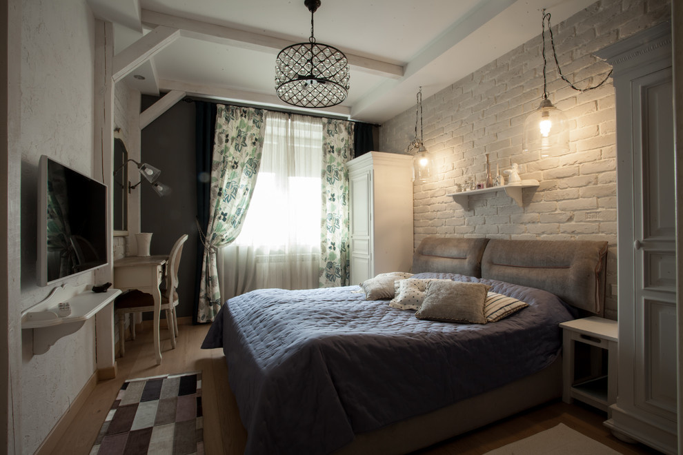 Houzz тур: Настроение загородного дома  в панельной «двушке»