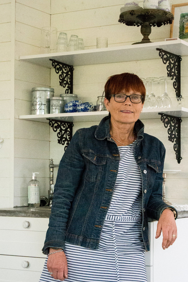 Houzz Швеция: Дом с белыми интерьерами и садом мечты