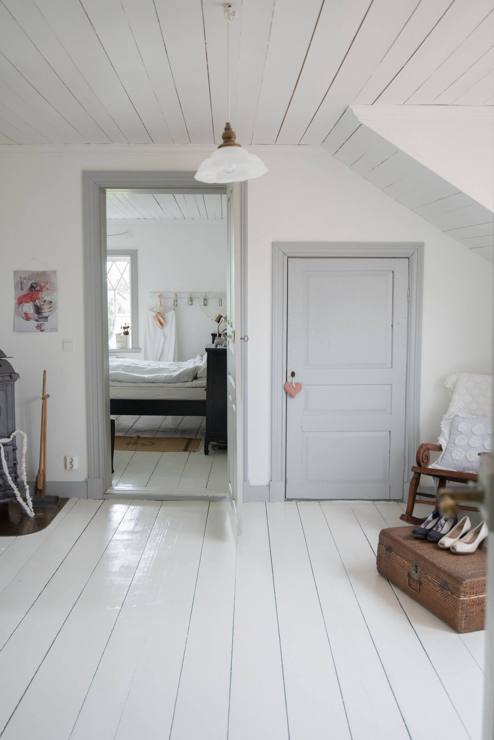 Houzz Швеция: Дом с белыми интерьерами и садом мечты