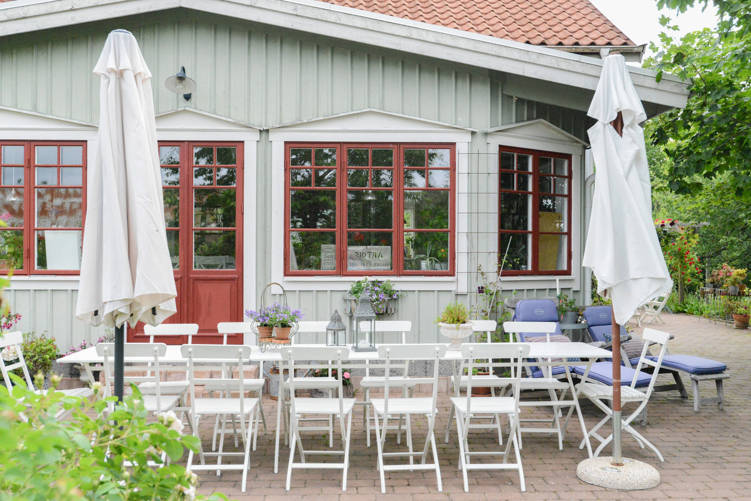 Houzz Швеция: Дом с белыми интерьерами и садом мечты