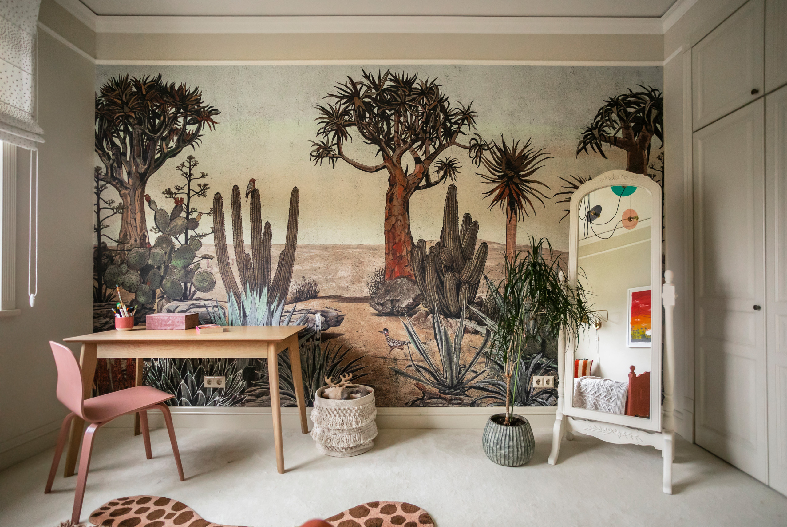 Проект недели: Детская с кактусами для девочки-подростка