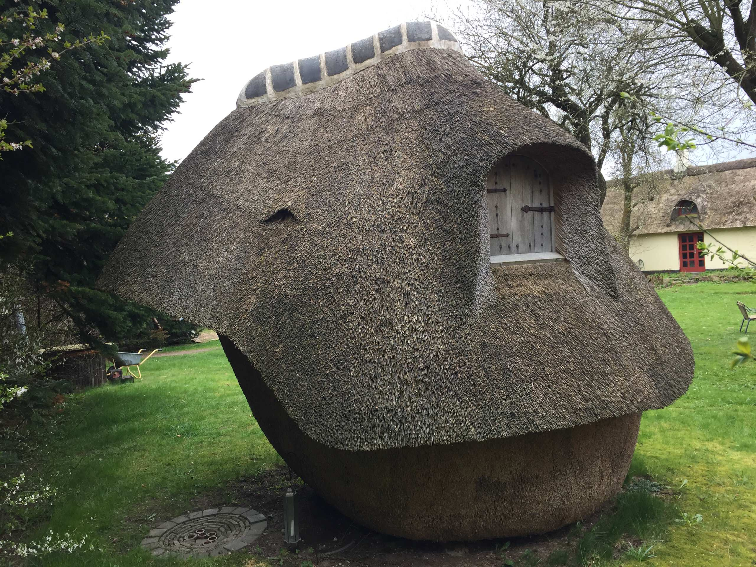 Houzz Дания: Сауна с камышовой крышей