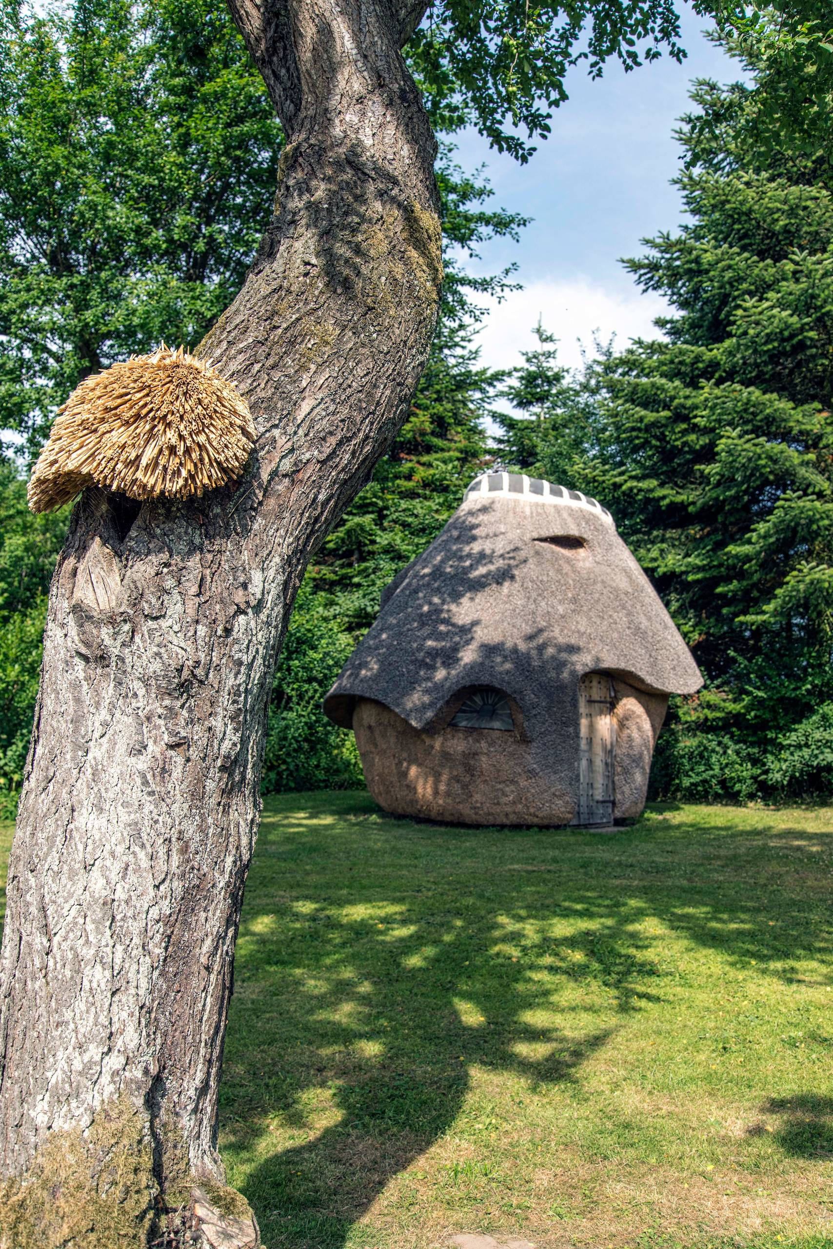 Houzz Дания: Сауна с камышовой крышей