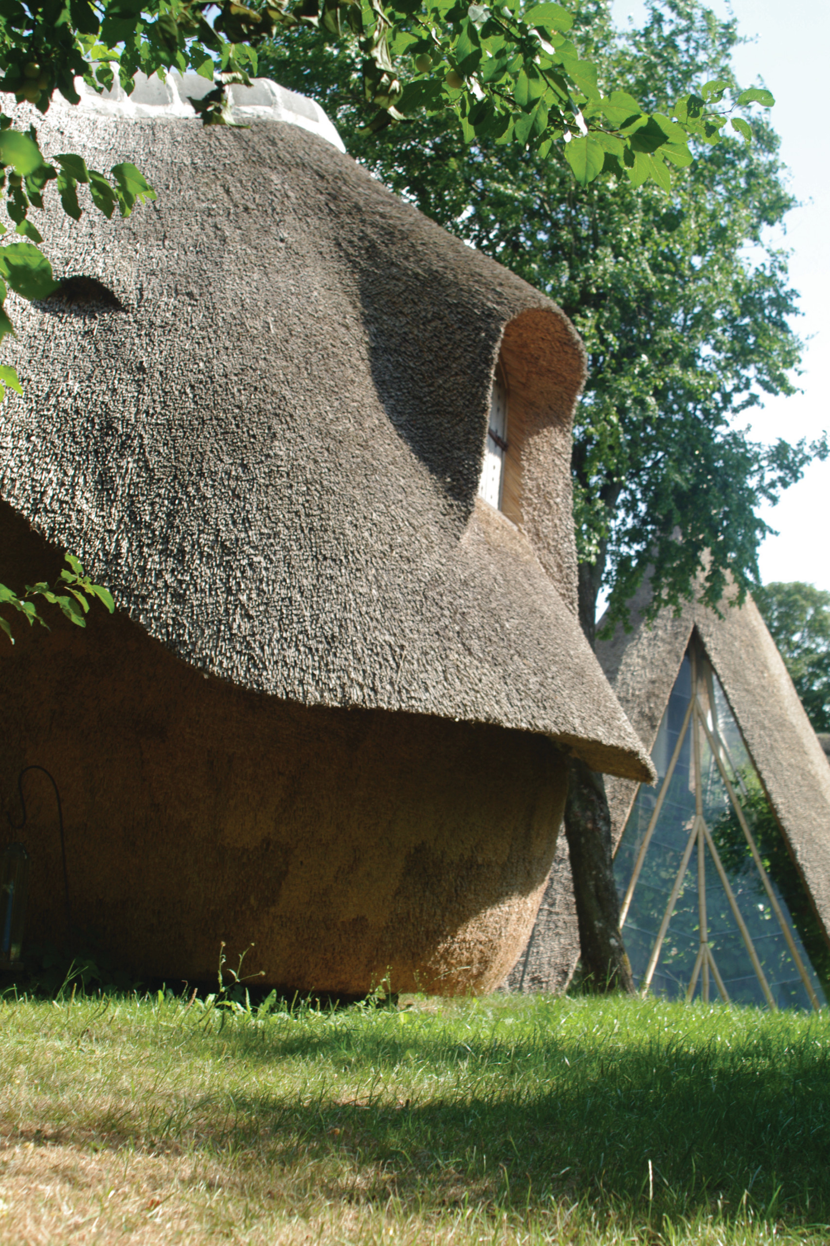 Houzz Дания: Сауна с камышовой крышей