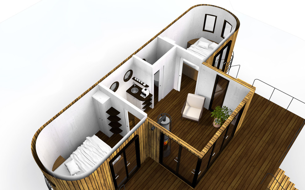 Houzz Австрия: Дом на колесах площадью 25 квадратных метров