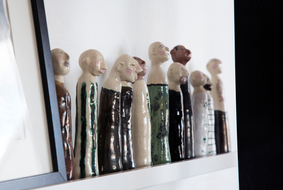 Houzz Дания: Черно-белая мансарда в Копенгагене