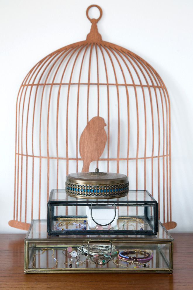 Houzz Дания: Черно-белая мансарда в Копенгагене