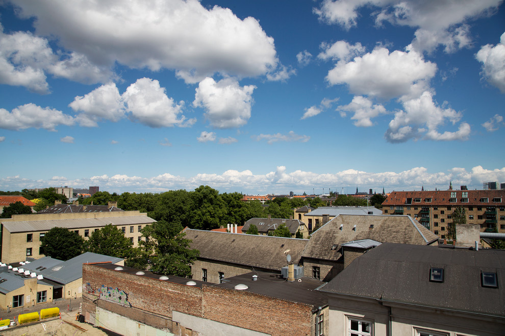 Houzz Дания: Черно-белая мансарда в Копенгагене