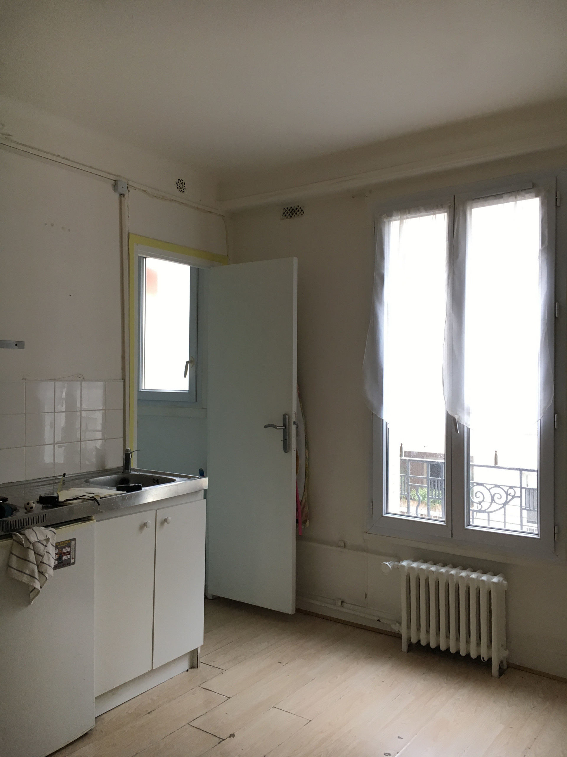 До и после: Минимализм на 13 кв.м в Париже