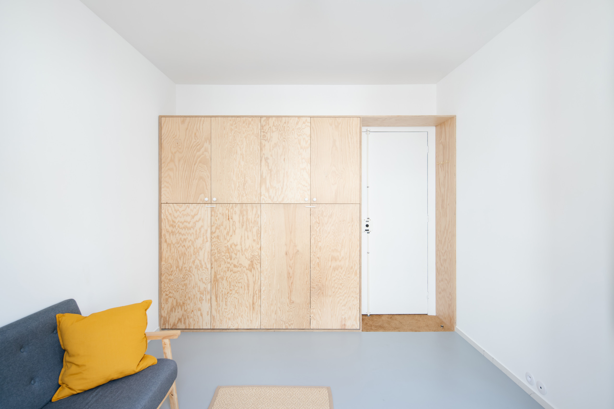 До и после: Минимализм на 13 кв.м в Париже