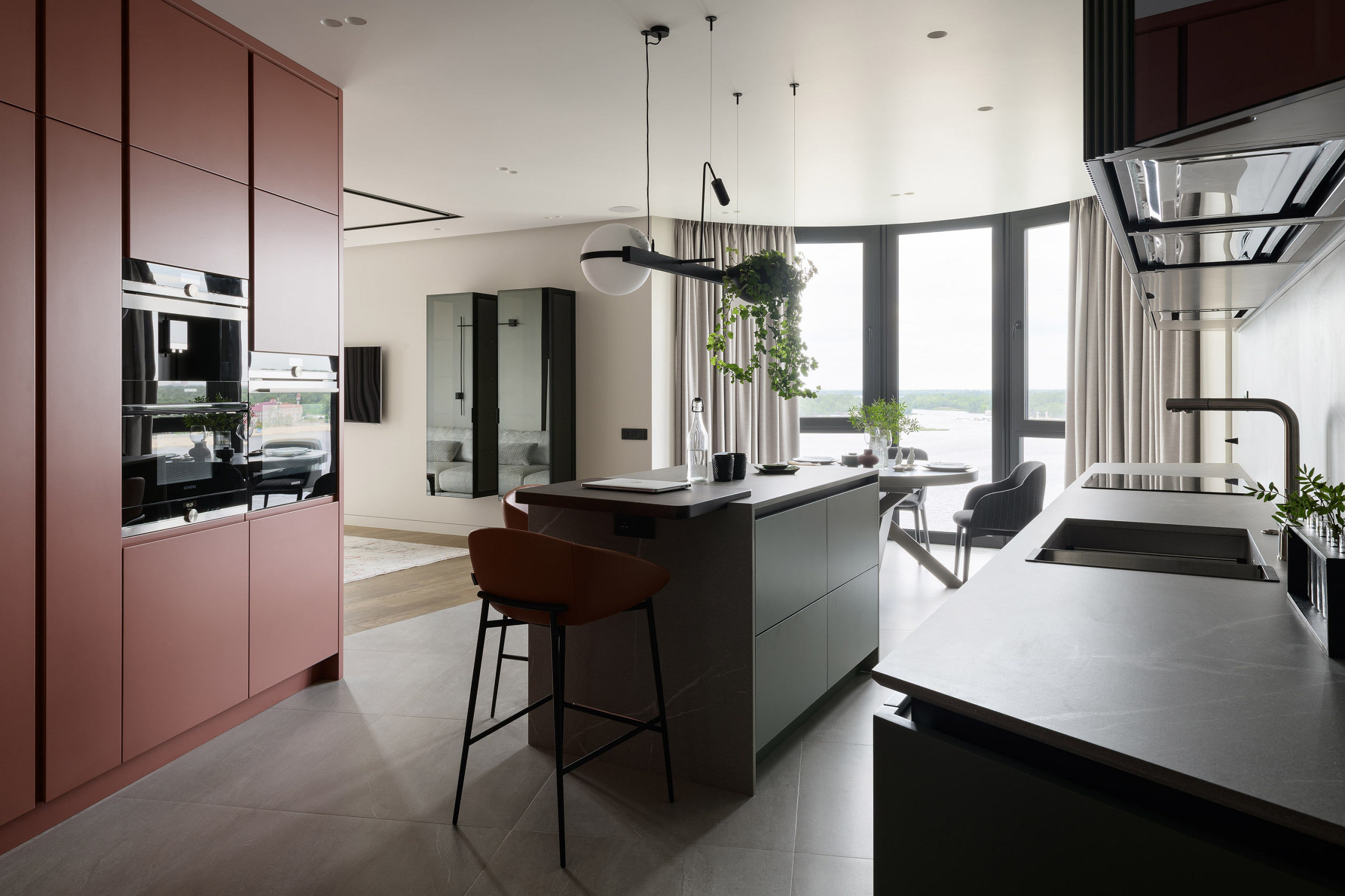 Houzz Украина: Квартира с видом на Днепр