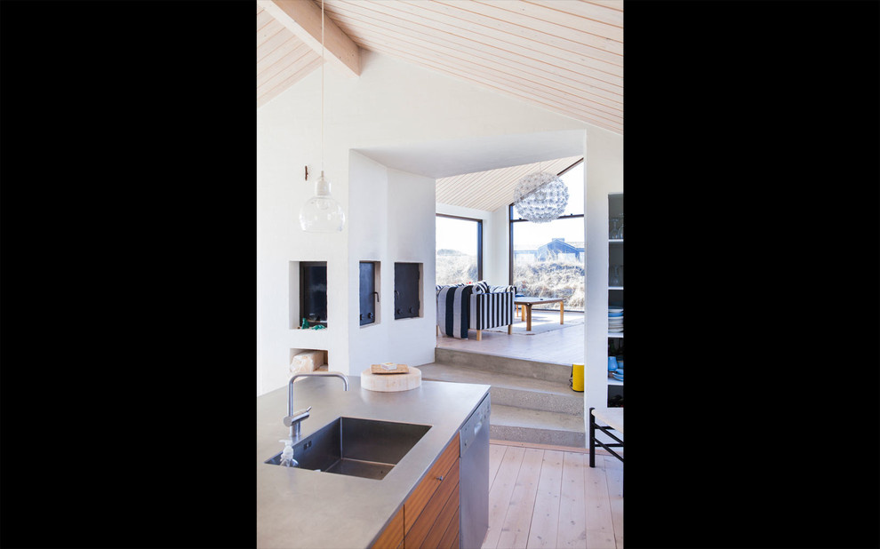 Houzz Дания: Дом под Скагеном с травой на крыше