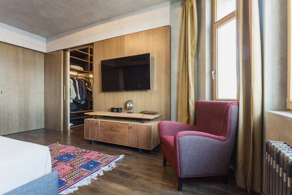 Фотоохота: Спальня с гардеробной комнатой — 35 идей