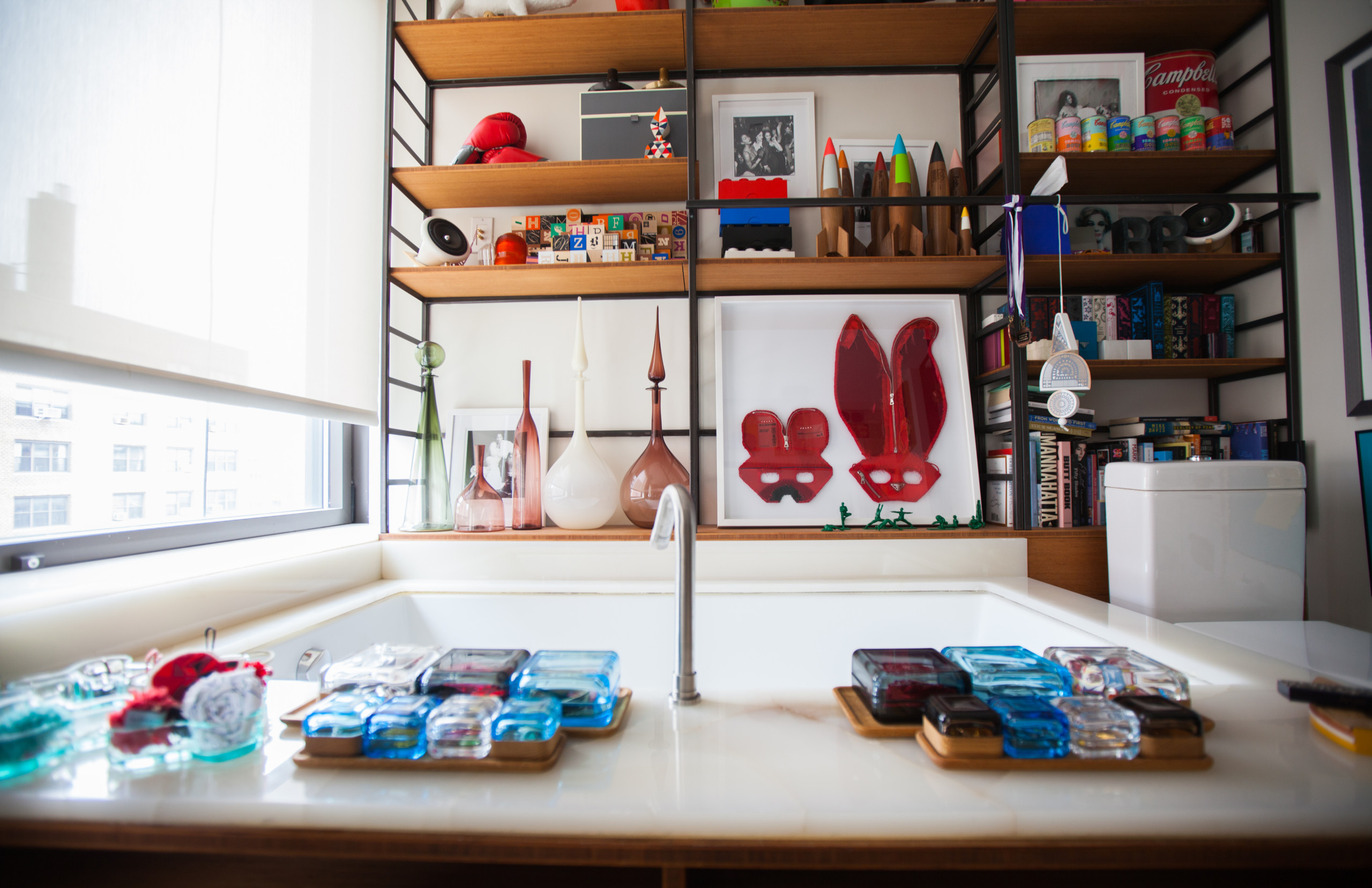 Houzz США: Против правил, или Всплеск цвета в квартире на Манхэттене