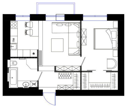 Houzz тур: Ремонт без переезда (!) — и всего за четыре месяца