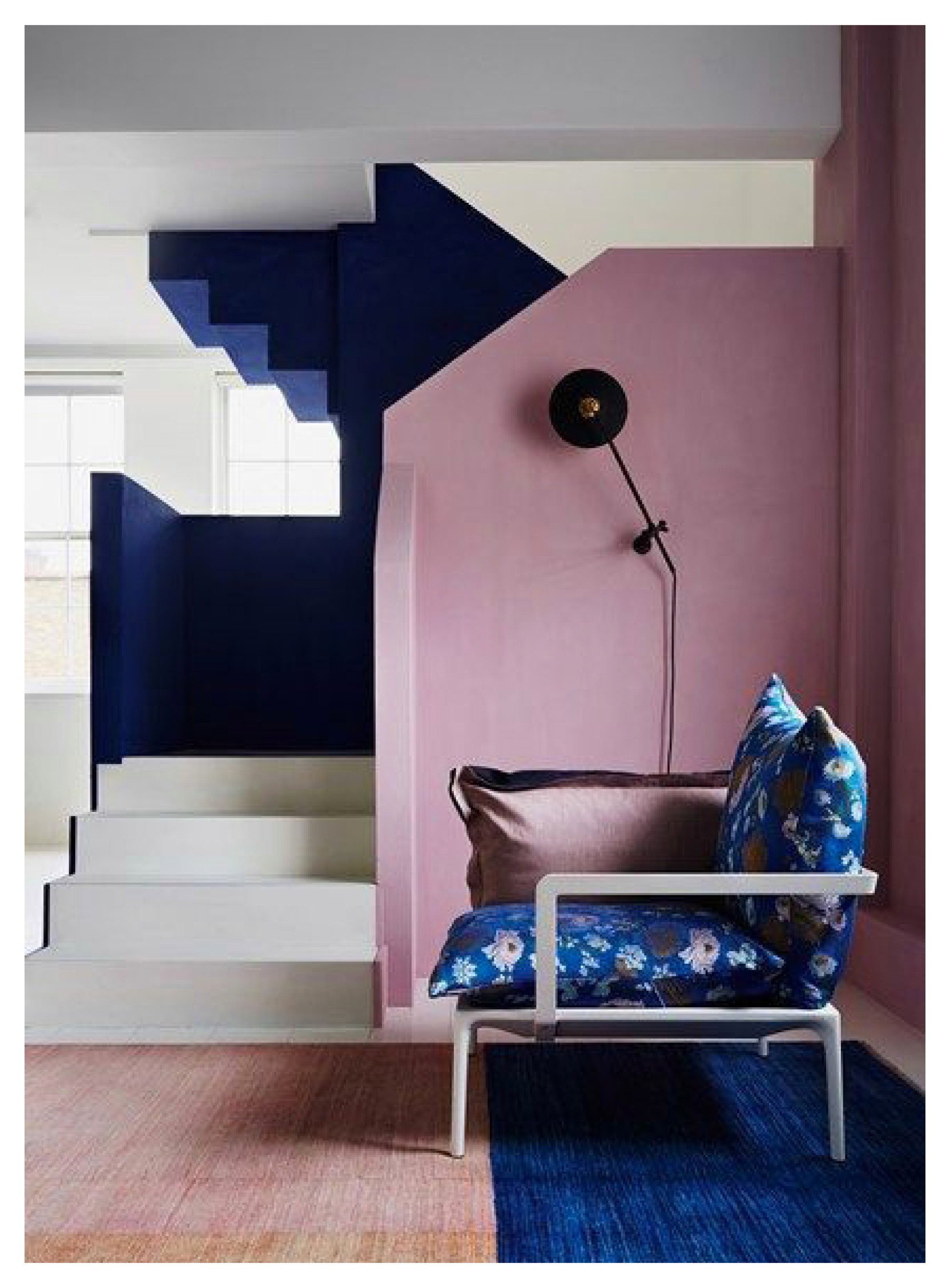 Фотоохота: 27 примеров color-blocking в интерьерах