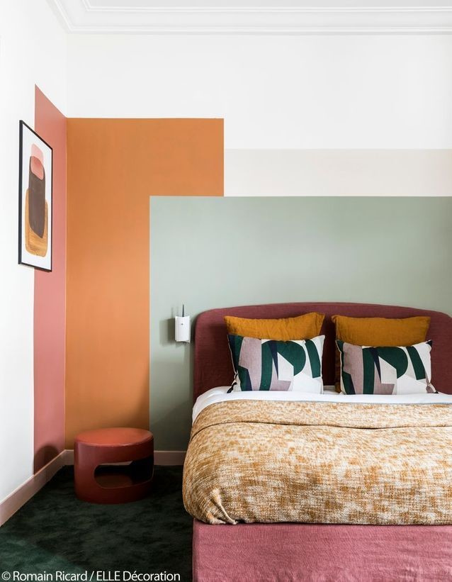 Фотоохота: 27 примеров color-blocking в интерьерах