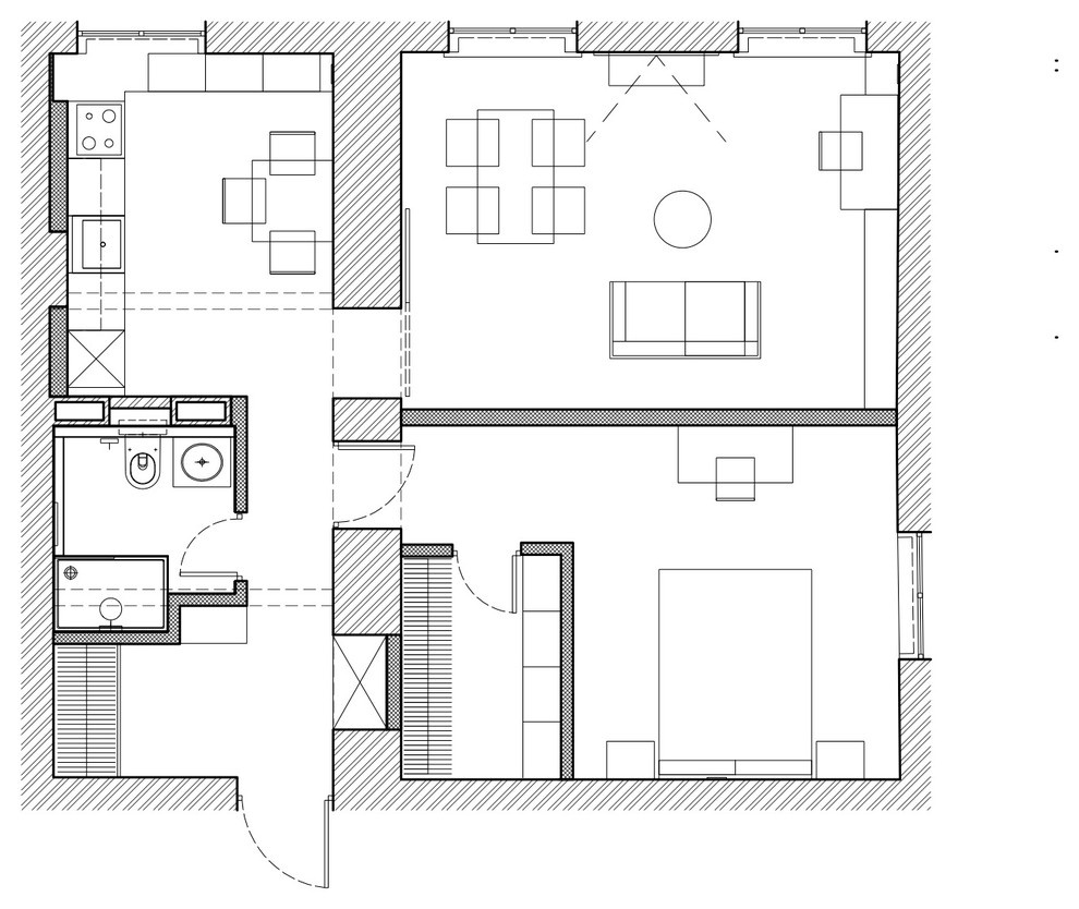 В гостях: Квартира для преподавателей с яркими арт-объектами