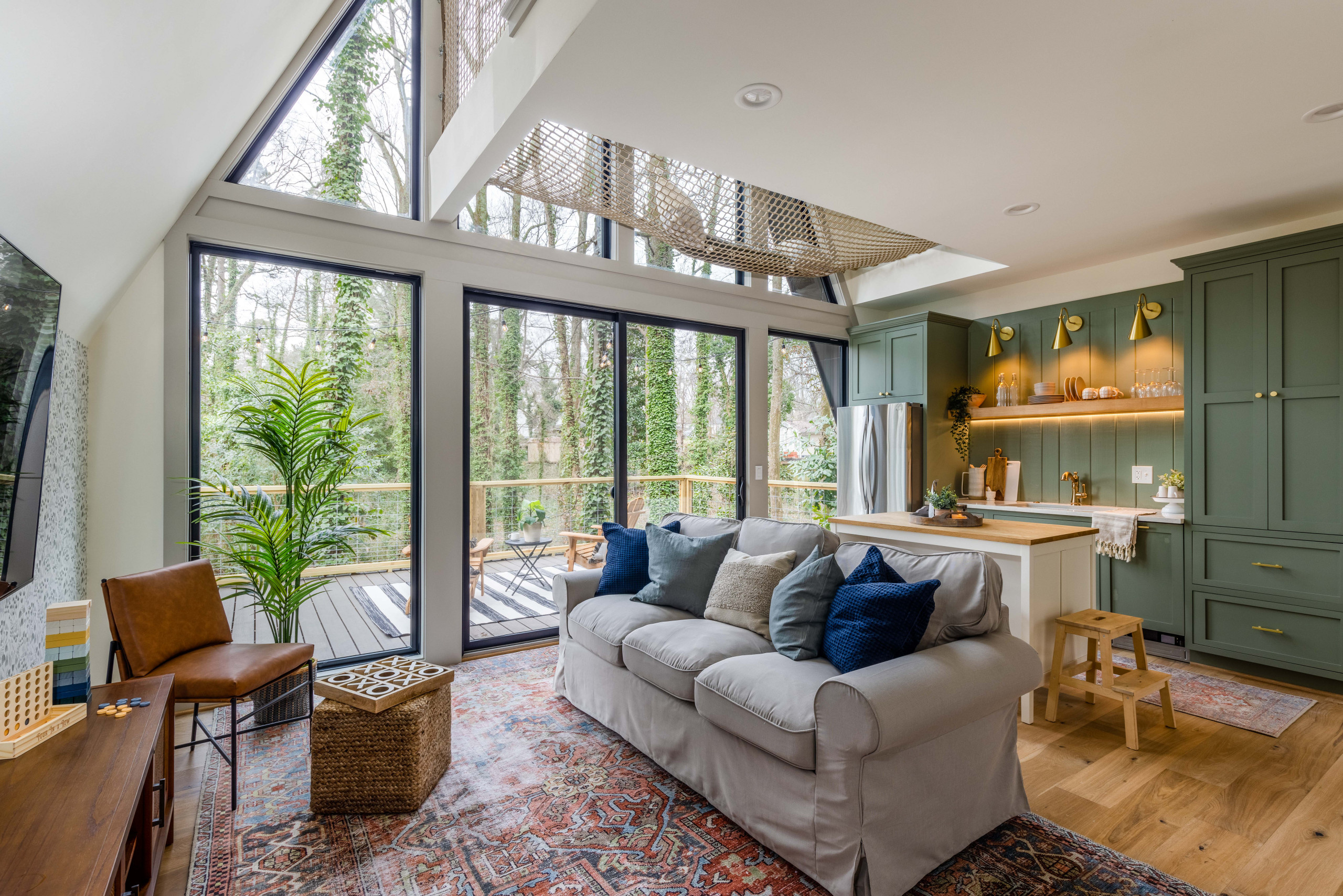 Houzz США: Хижина в лесу Южной Каролины