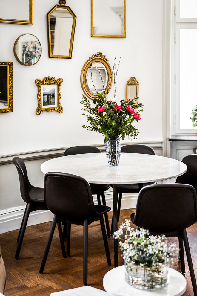 Houzz Швеция: Квартира в круглой башне в Стокгольме