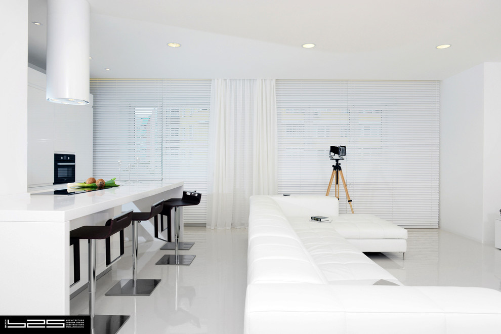 Houzz тур: Квартира в «Квартале 101», или секреты белого на белом