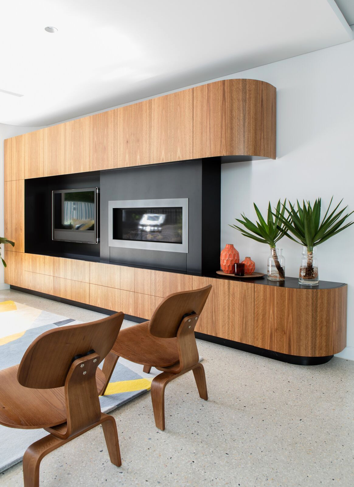 Houzz Австралия: Дом эпохи ар деко с изогнутыми деталями