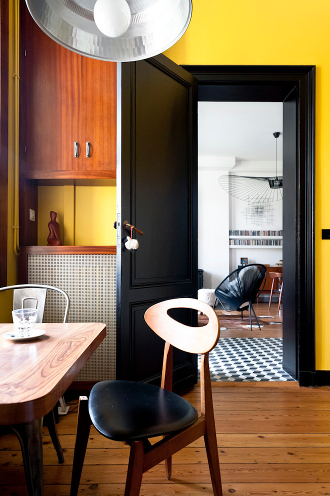 Houzz Франция: Яркий дом в стиле 1950-х