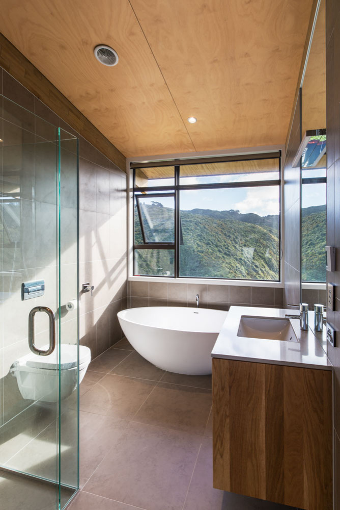 Houzz Новая Зеландия: Дом на лесистых холмах Веллингтона