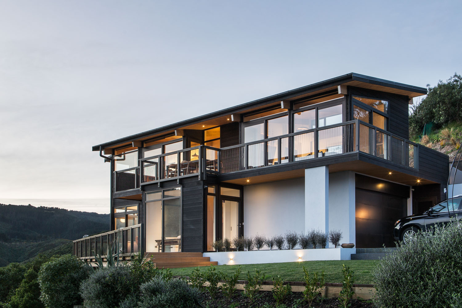 Houzz Новая Зеландия: Дом на лесистых холмах Веллингтона