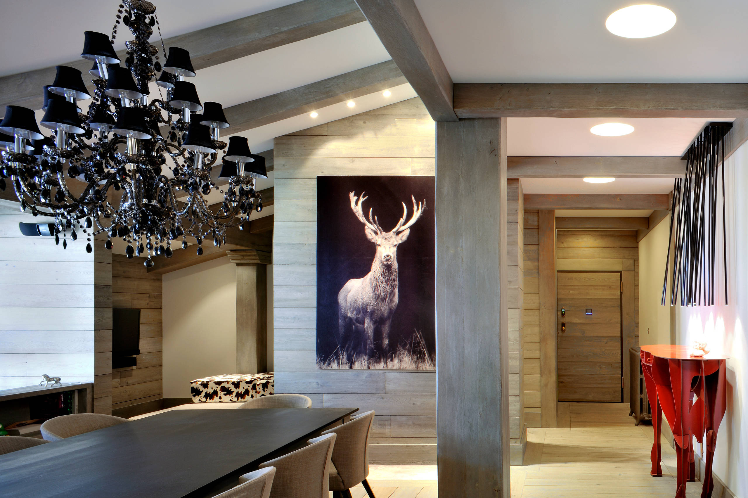 Houzz Франция: Уютный пентхаус в Валь д’Изер в стиле шале