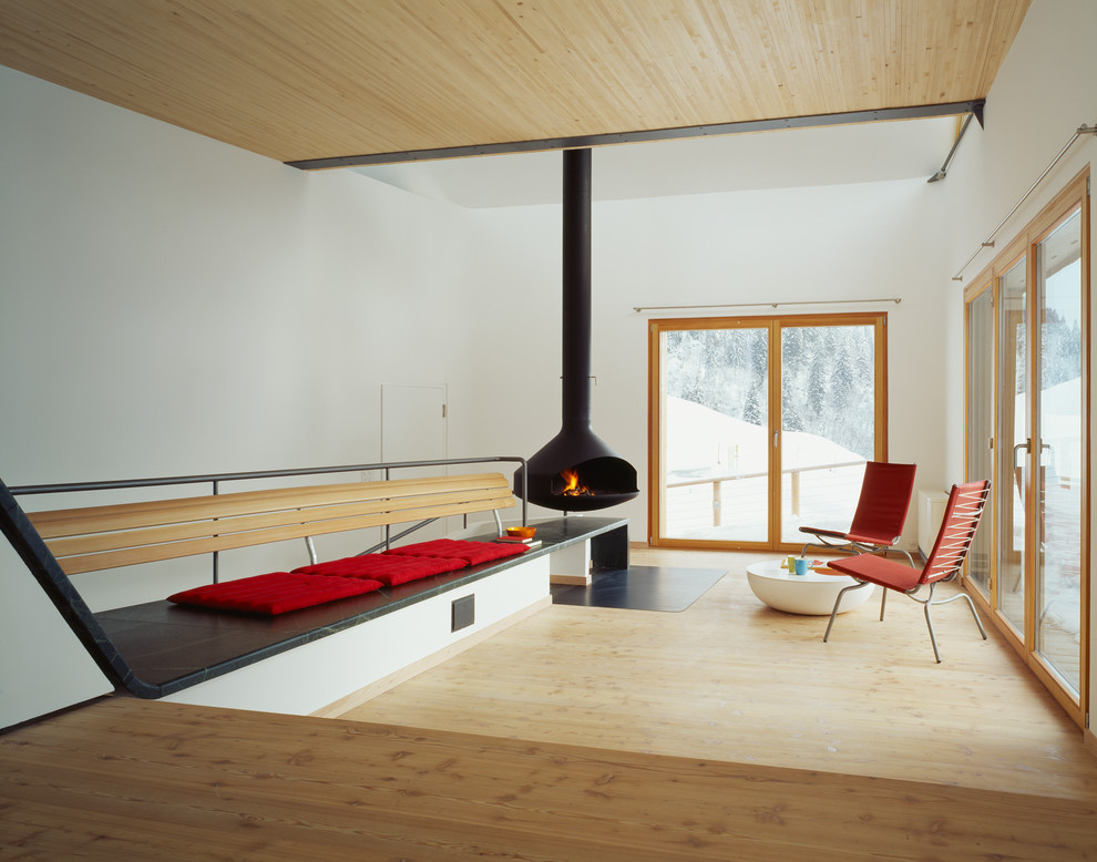 Houzz Швейцария: Дом в Альпах с пандусами вместо лестниц