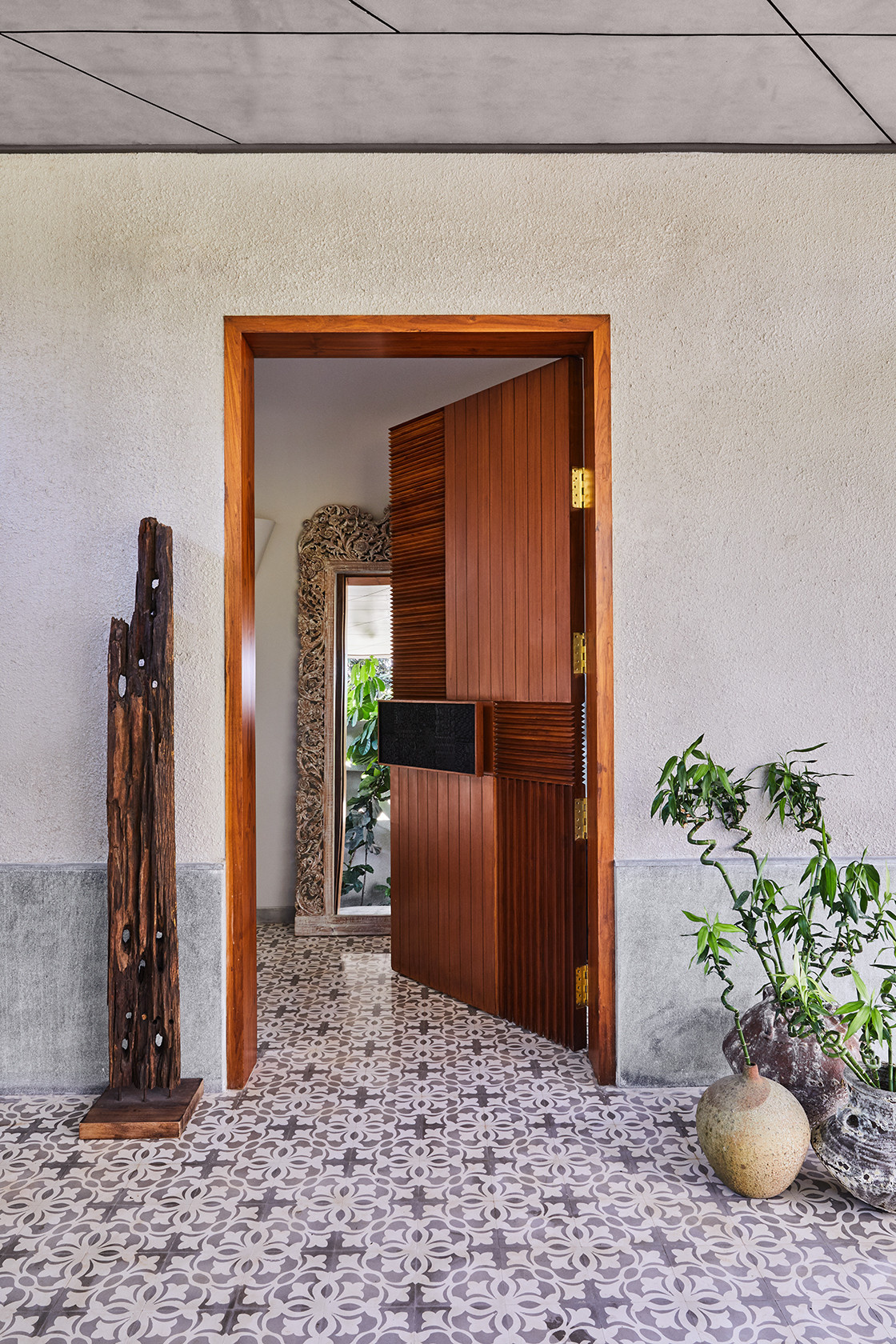 Houzz Индия: Большой дом в тропическом стиле