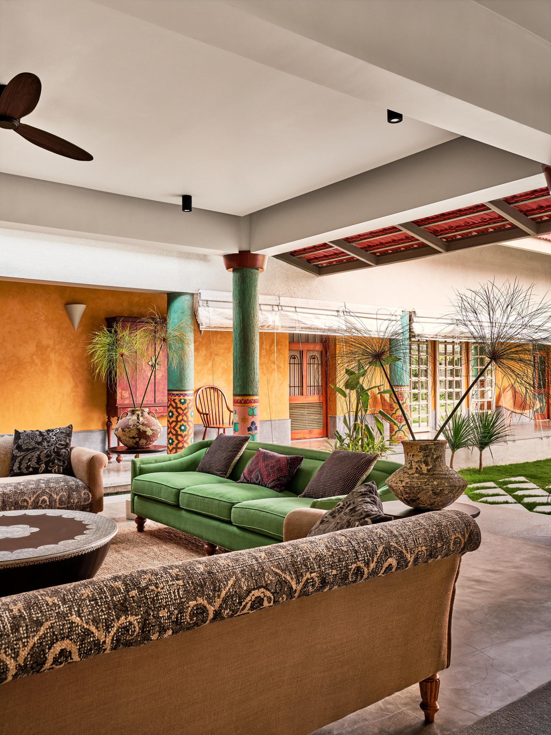 Houzz Индия: Большой дом в тропическом стиле