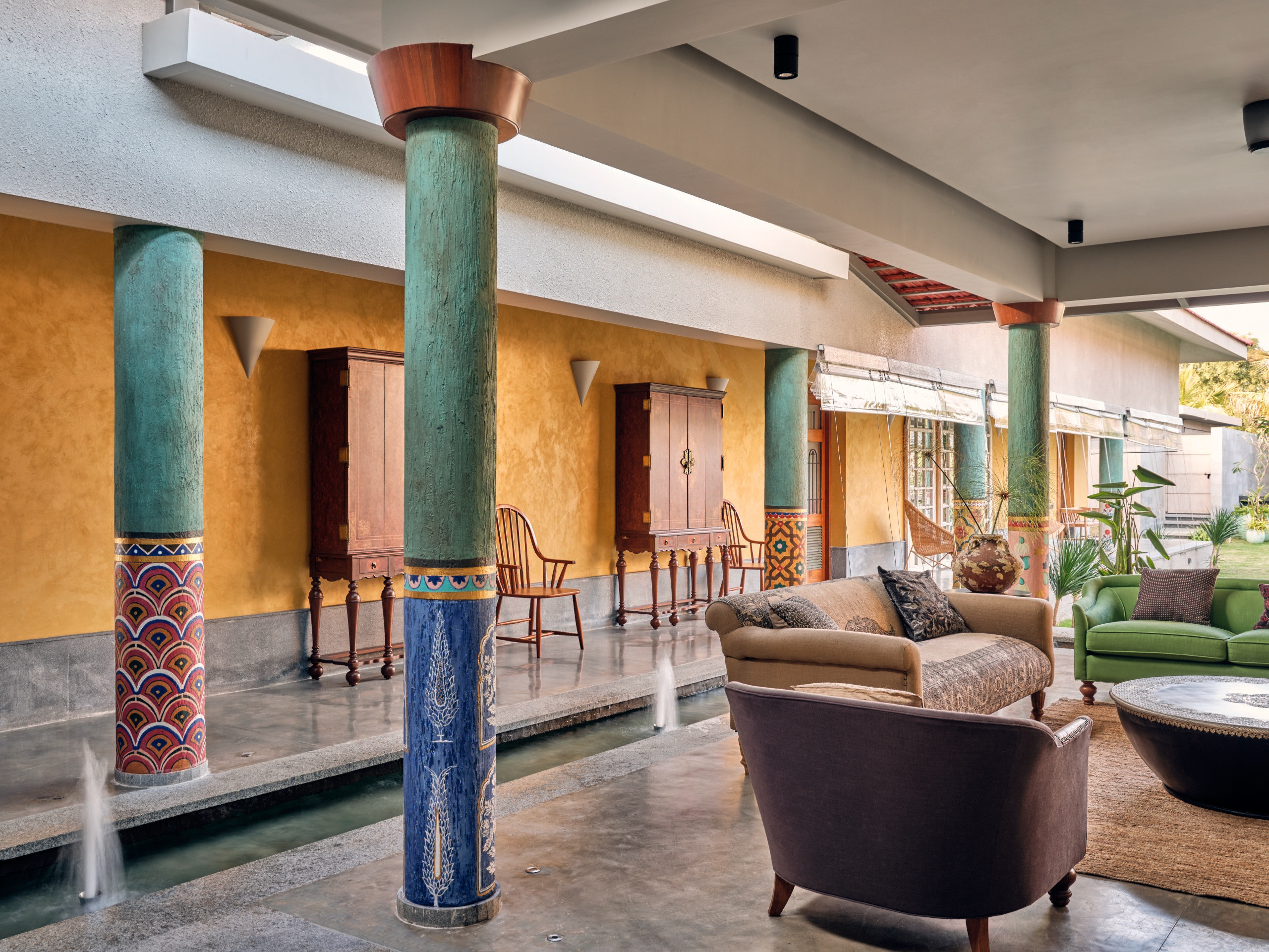 Houzz Индия: Большой дом в тропическом стиле