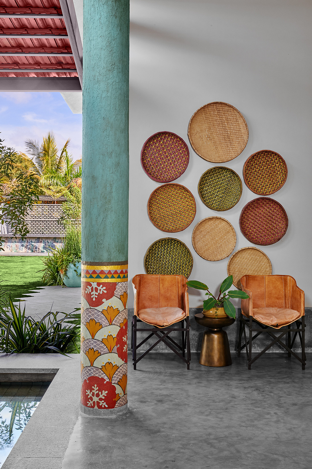 Houzz Индия: Большой дом в тропическом стиле