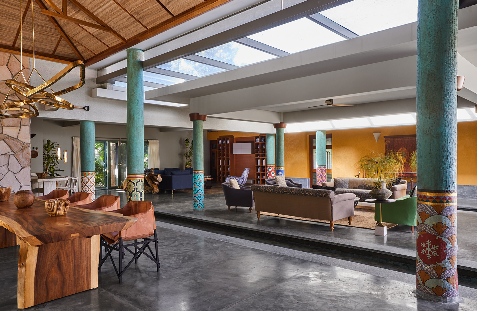 Houzz Индия: Большой дом в тропическом стиле